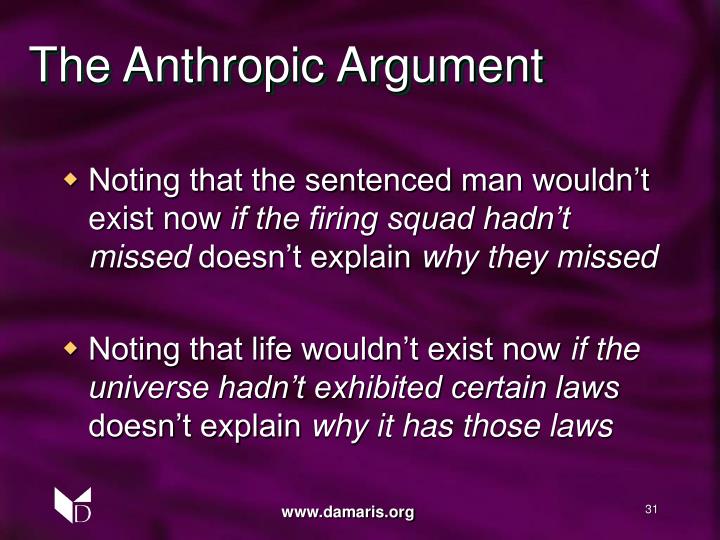 anthropic principle definition anthropic principle definition