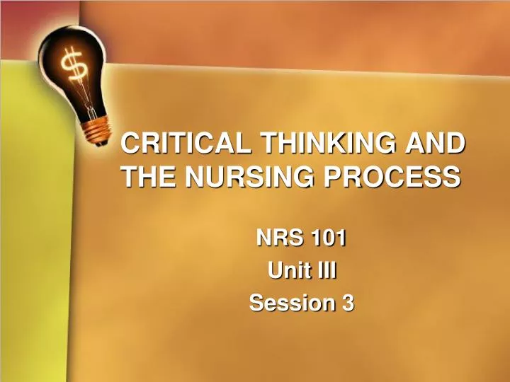 assessing individual frontline nurse critical thinking. journal of nursing administration assessing individual frontline nurse critical thinking. journal of nursing administration