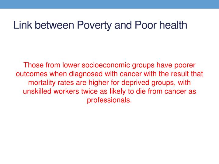 poverty and poor health A path out of poverty and poor health psychologists and developmental scientists identify three ways to help low-income families. poverty and poor health A path out of poverty and poor health psychologists and developmental scientists identify three ways to help low-income families.