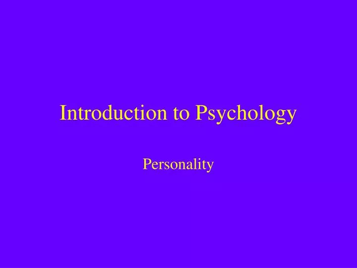 introduction to psychological testing essay introduction to psychological testing essay