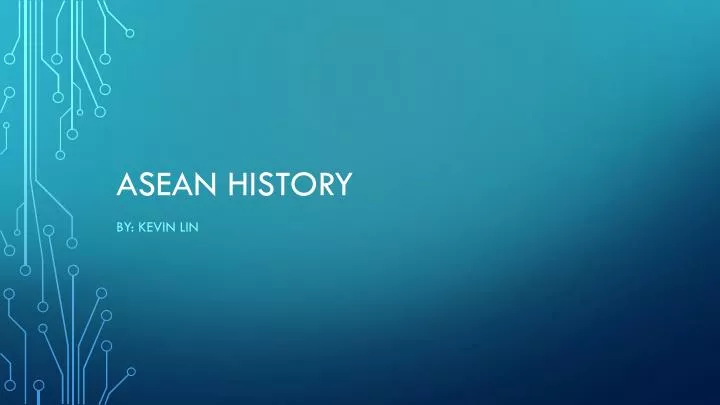 asean history asean history