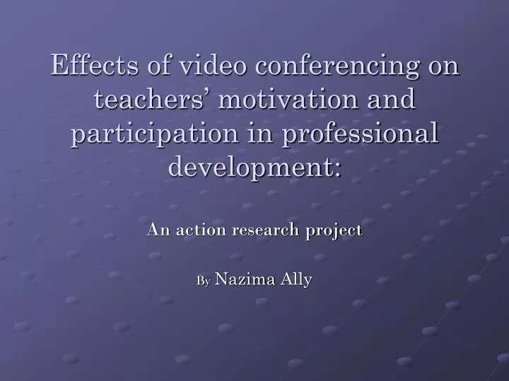 Action Research Dissertation Structure