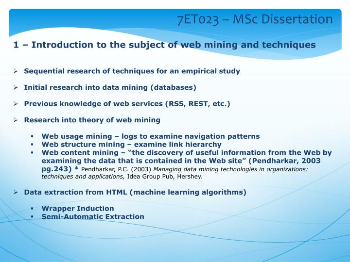 a good model of msc dissertation a good model of msc dissertation, Presentation templates