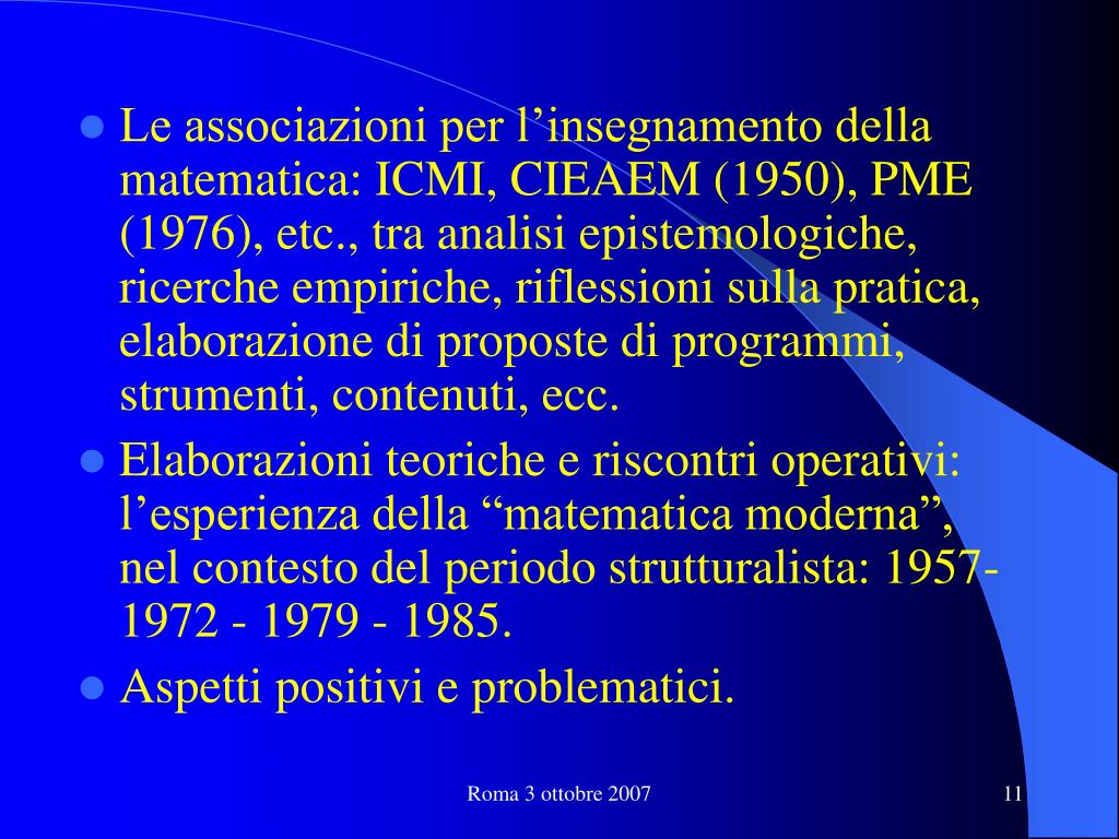 Ppt Insegnamento Della Matematica E Scienze Delleducazione