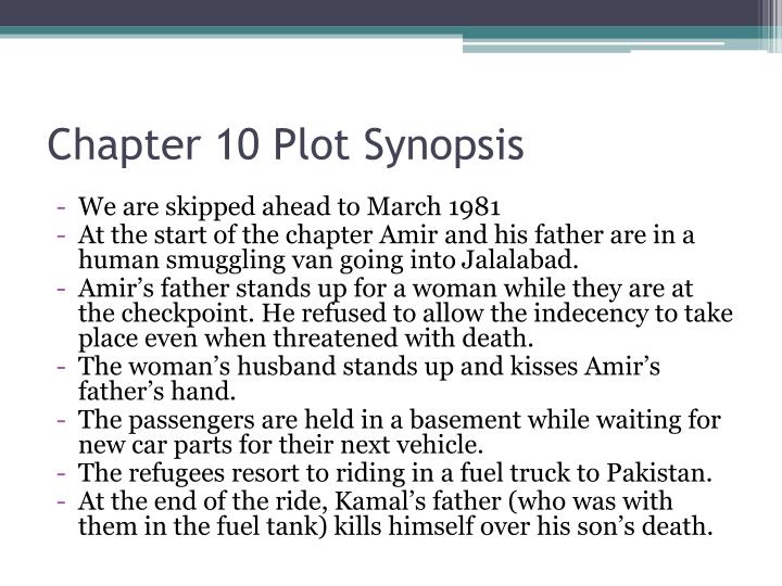 PPT The Kite Runner Chapters 678910 PowerPoint Presentation ID