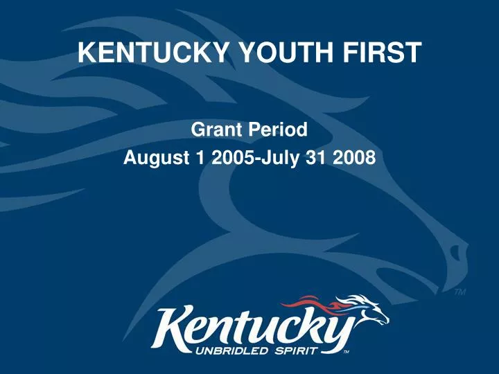 First Kentucky Program Steps