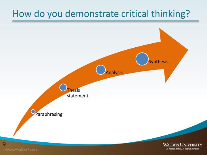 Powerpoint presentation developing critical thinking