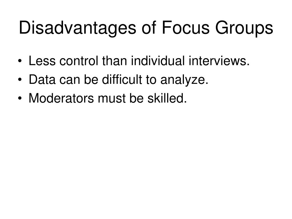 What is a focus group and what are the benefits of focus groups?