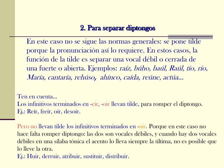 PPT Guía sobre acentuación y uso de tildes PowerPoint
