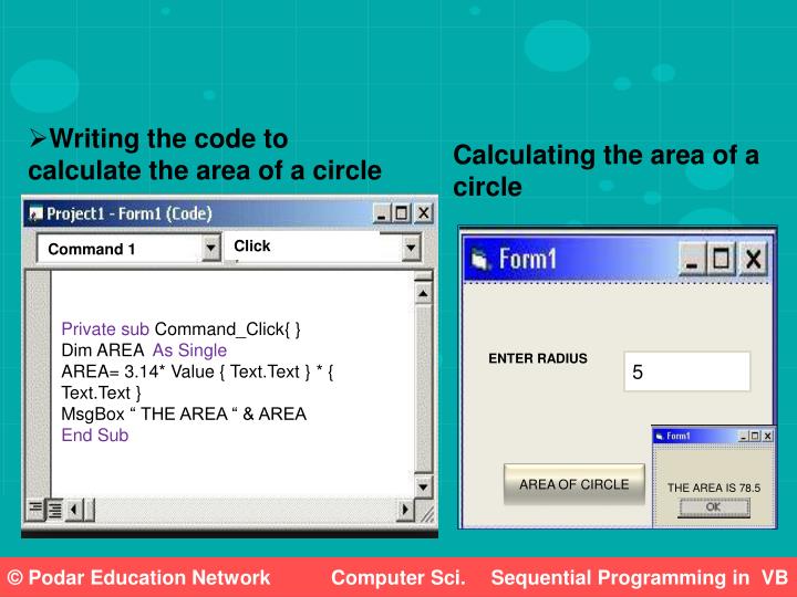 PPT - Sequential Programming in Visual Basic PowerPoint Presentation ...