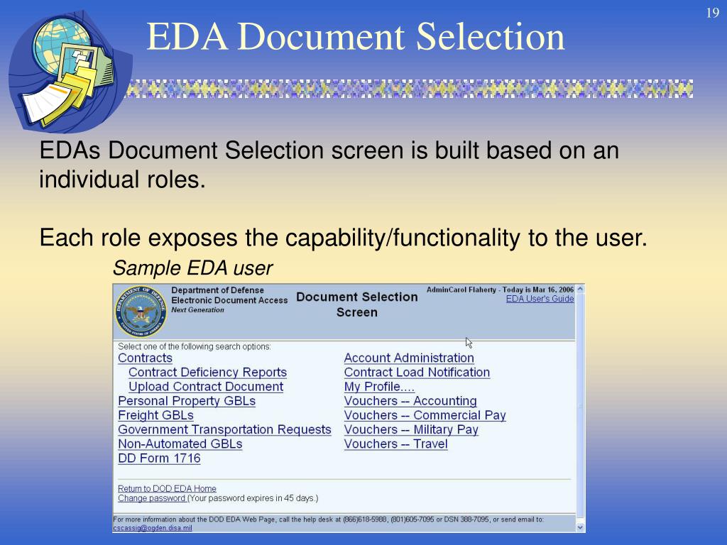Ppt Electronic Document Access Eda Powerpoint Presentation