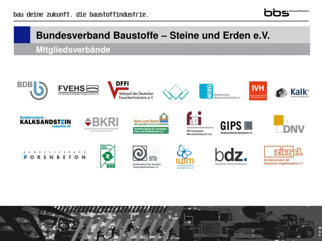 PPT Die Baustoff Steine und Erden Industrie Dein Arbeitgeber ppt-die-baustoff-steine-und-erden-industrie-dein-arbeitgeber