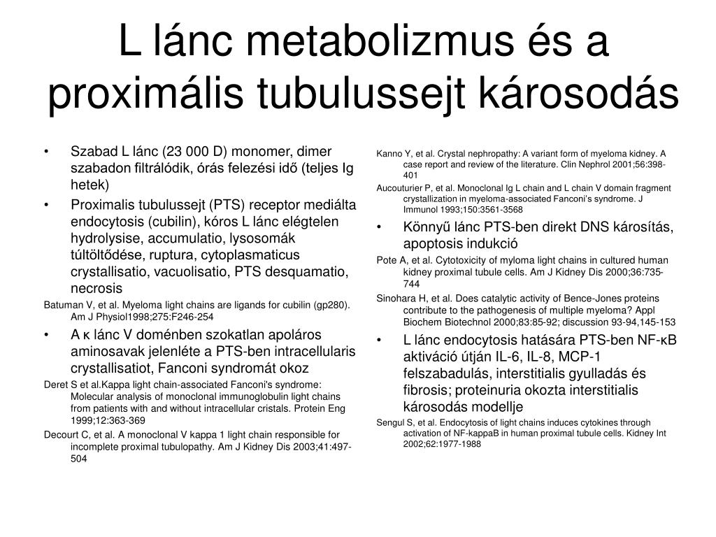 PPT - Myeloma multiplex a nephrologus szemszögéből PowerPoint Presentation  - ID:3609579