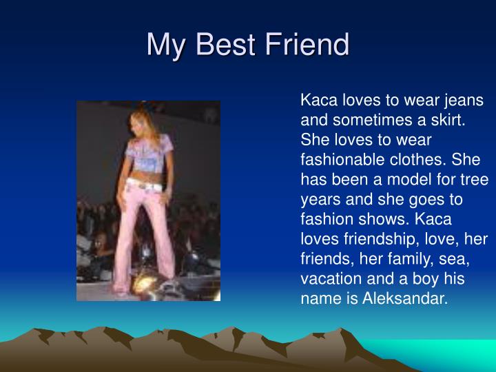 best friend powerpoint presentation ideas