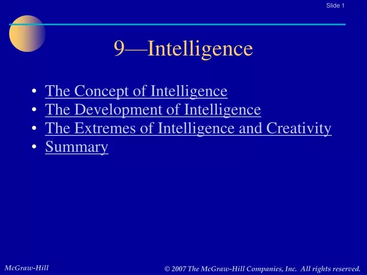 9 intelligence n.