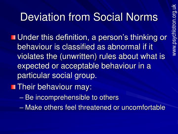 deviation from social norms essay What are the advantages and disadvantages of abiding by societal norms the benefits of deviation from the social norm outweigh both the costs of deviation. deviation from social norms essay What are the advantages and disadvantages of abiding by societal norms the benefits of deviation from the social norm outweigh both the costs of deviation.