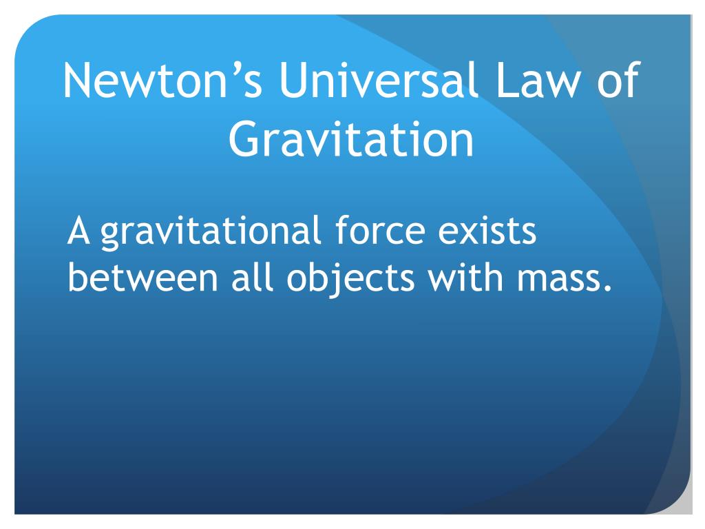 Ppt Universal Gravitation Powerpoint Presentation Free Download Id3612299 5442