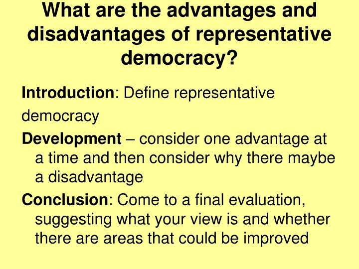 disadvantage of democracy disadvantage of democracy