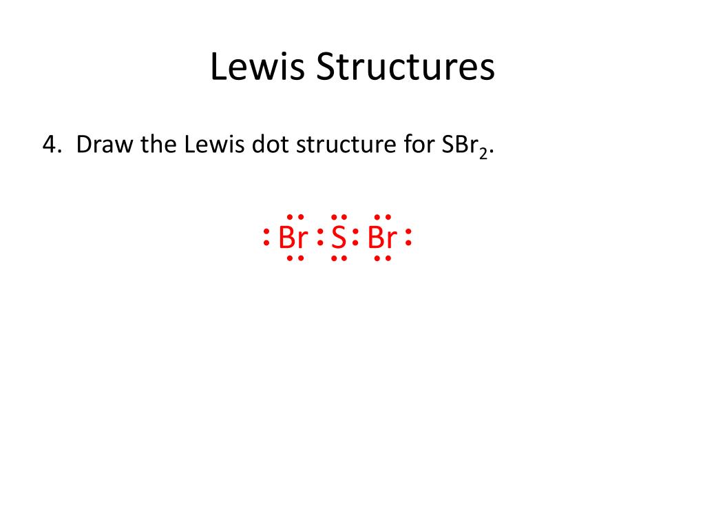 electron dot structure for sbr2