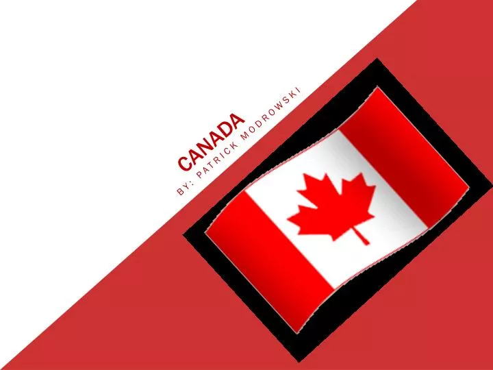 presentation about canada ppt