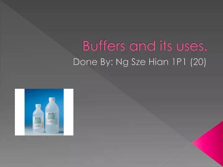 PPT - Buffers and its uses. PowerPoint Presentation, free download - ID ...