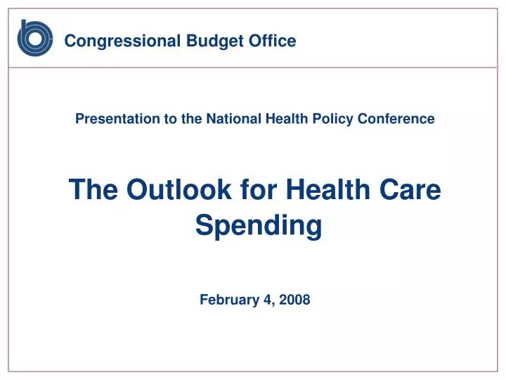 congressional budget office congressional budget office