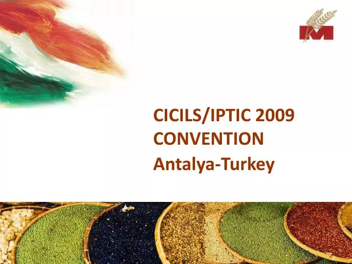 cicils iptic 2009 convention antalya turkey n.