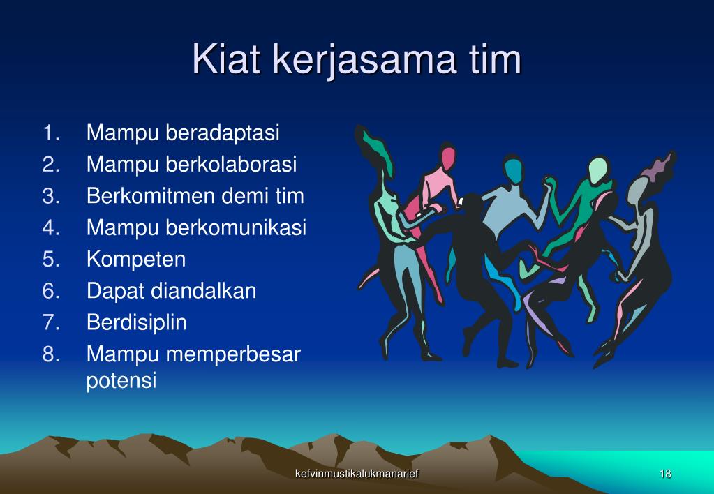 PPT - MEMBANGUN KERJASAMA TIM TEAM BUILDING Dr. Mustika Lukman Arief