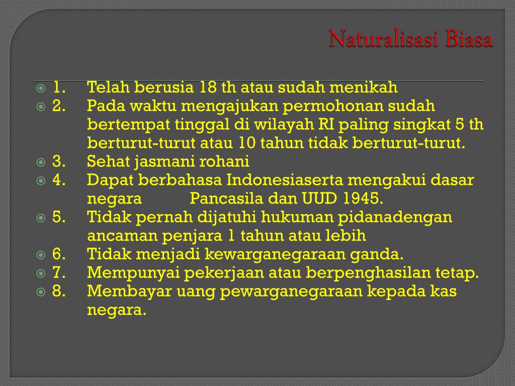 PPT PERSAMAAN KEDUDUKAN WARGA NEGARA PowerPoint