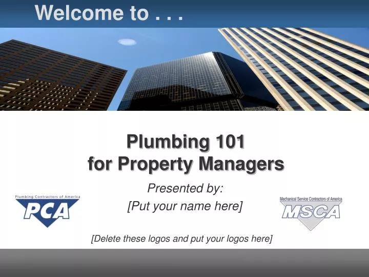 plumbing 101 for property managers n.