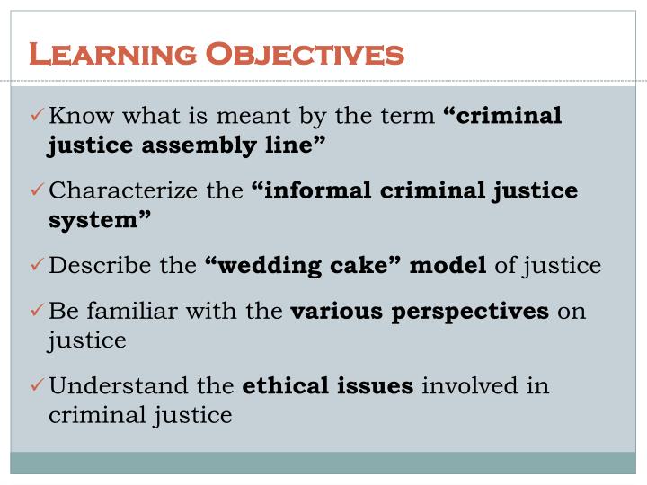 core objectives of criminal justice core objectives of criminal justice