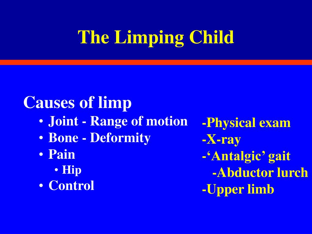 limping child case study