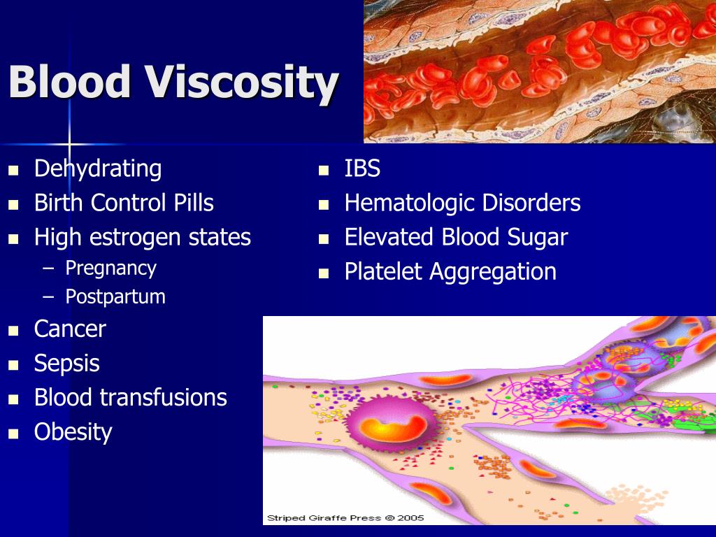 high blood viscosity