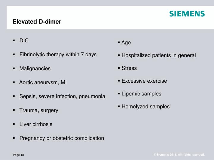 PPT The Clinical Utility of Ddimer Assays PowerPoint Presentation
