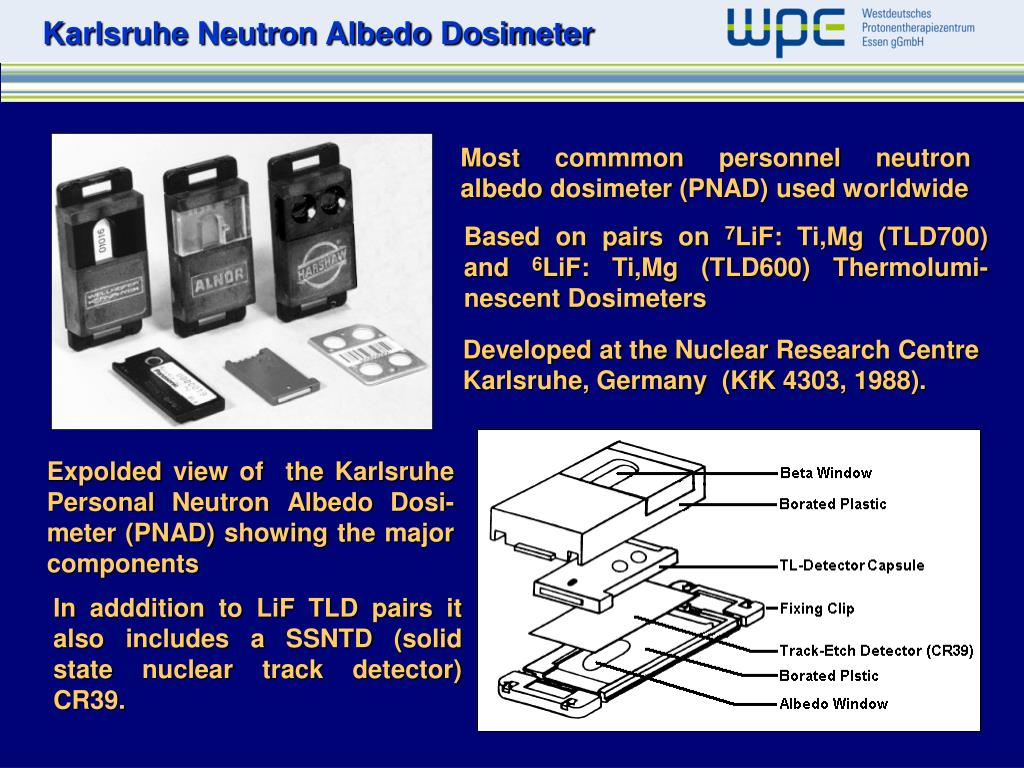 PPT A personnel neutron albedo dosimeter badge using aluminum oxide