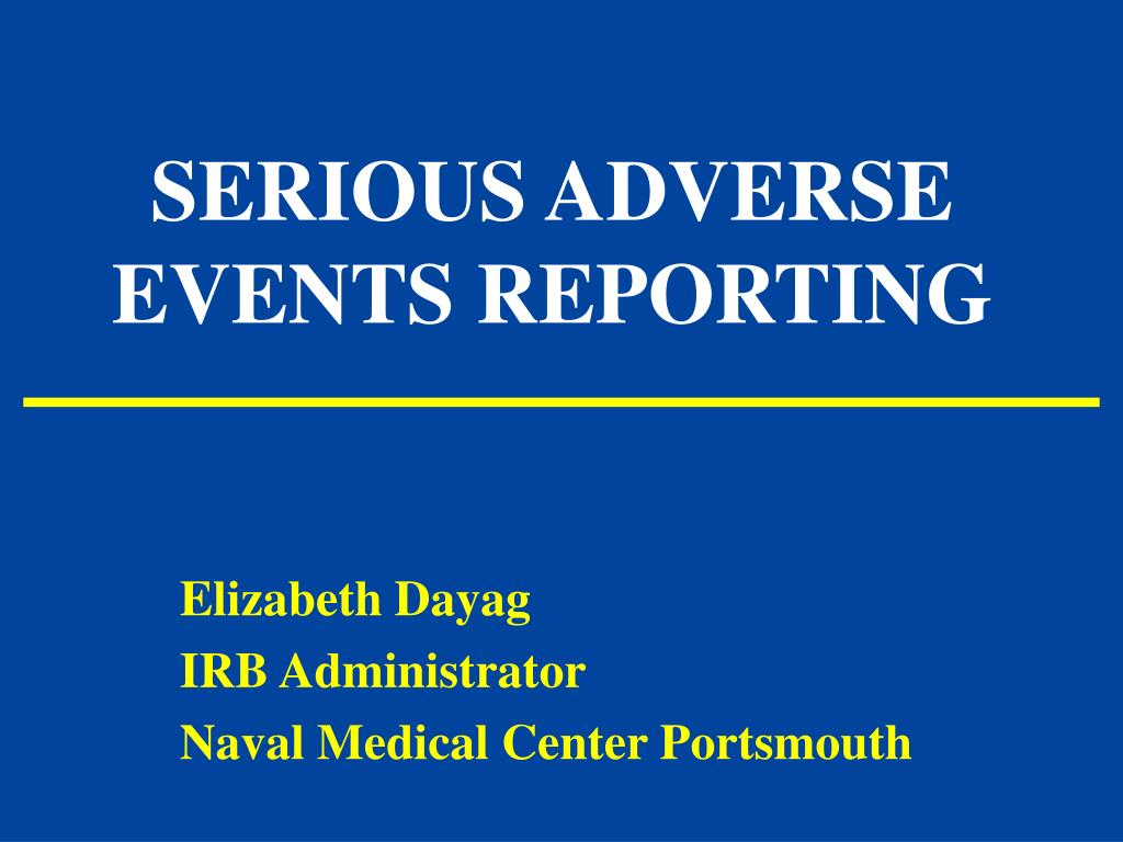 Adverse event