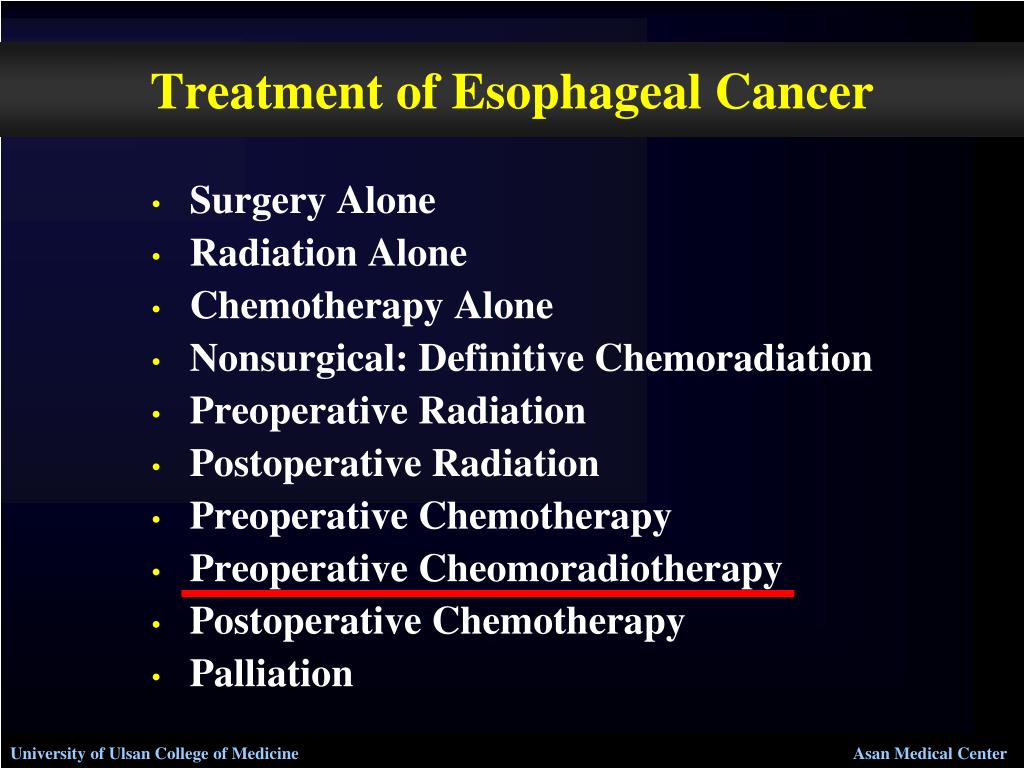 PPT Induction Therapy for Locally Advanced Esophageal