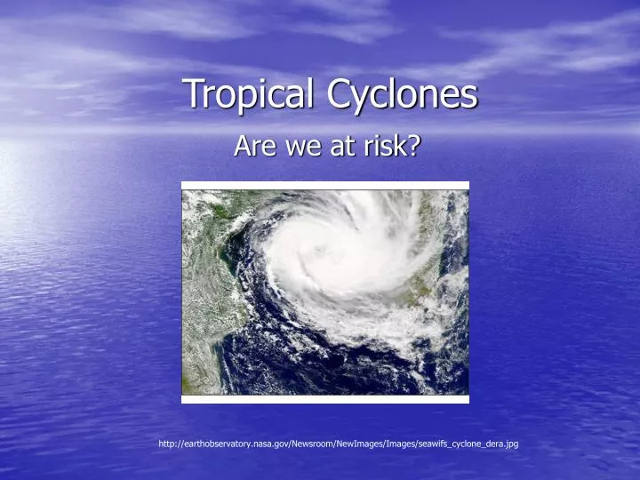 tropical cyclones n.