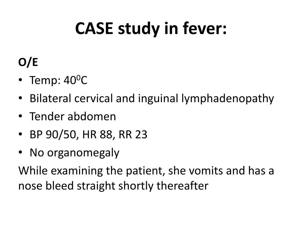 fever case study slideshare