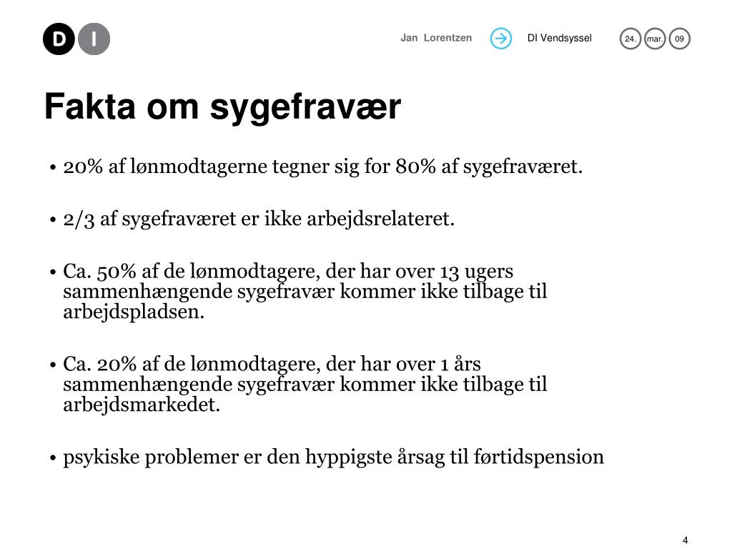 PPT - Arbejdsglæde eller sygefravær Presentation, free download -