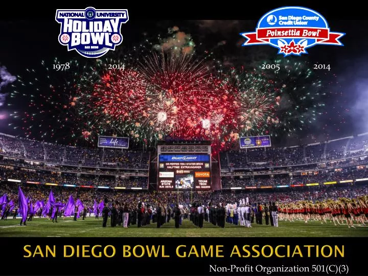 PPT San Diego Bowl Game Association PowerPoint Presentation, free