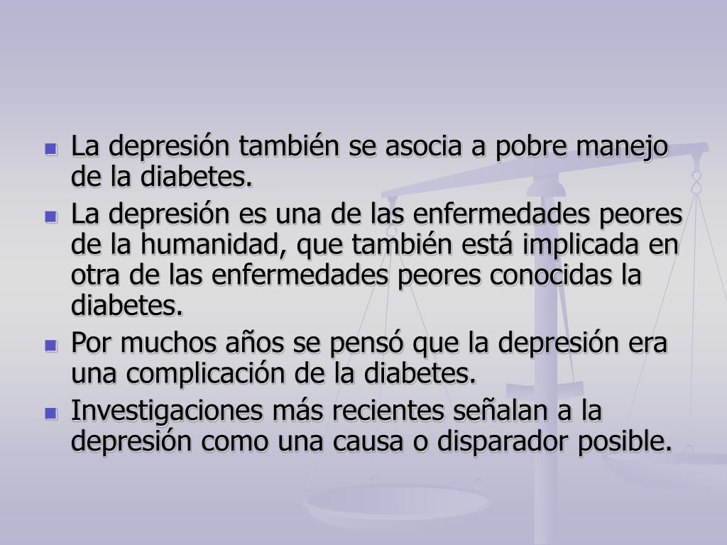 diabetes tipo 1 causas fisiológicas de depresión