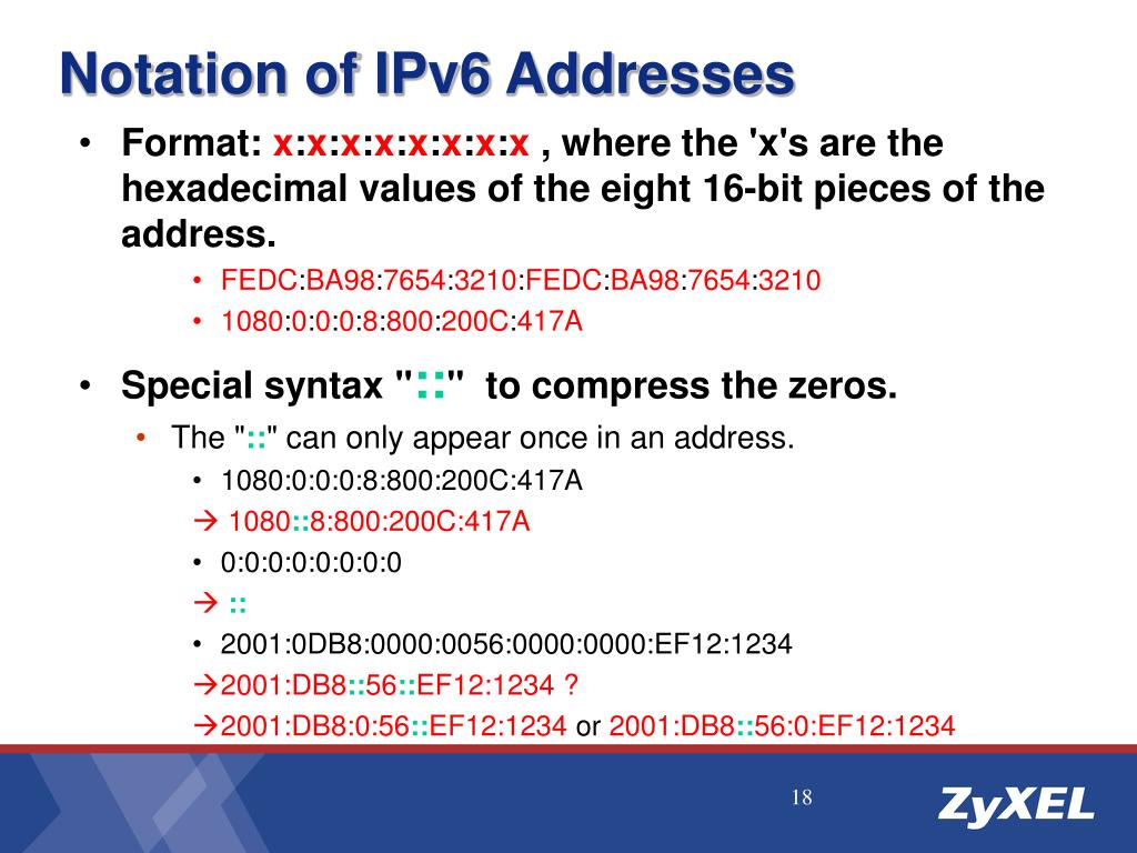 two rules of ipv6 compression