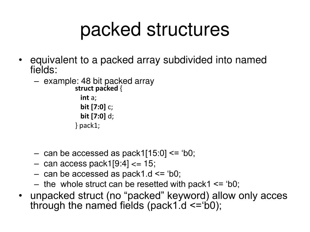 systemverilog packed array assignment