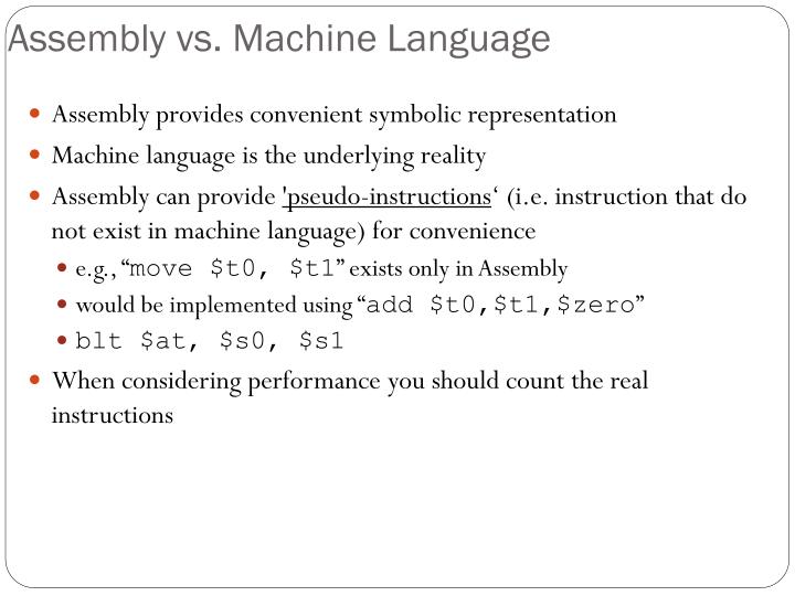 PPT - Instructions : Language of the Machine PowerPoint Presentation ...