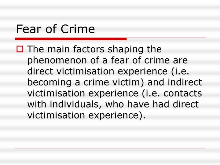 measuring fear of crime challenges Based on a survey of experts associated with studying the costs of crime and a costs of crime: experts report challenges estimating costs measuring effects on. measuring fear of crime challenges Based on a survey of experts associated with studying the costs of crime and a costs of crime: experts report challenges estimating costs measuring effects on.