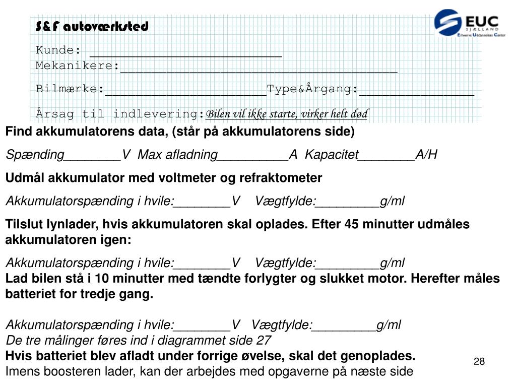 PPT - S&F Autoværksted PowerPoint Presentation, free download - ID:3632589
