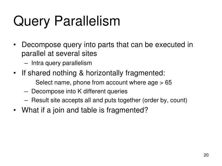 PPT - Distributed and Parallel Databases PowerPoint Presentation - ID ...