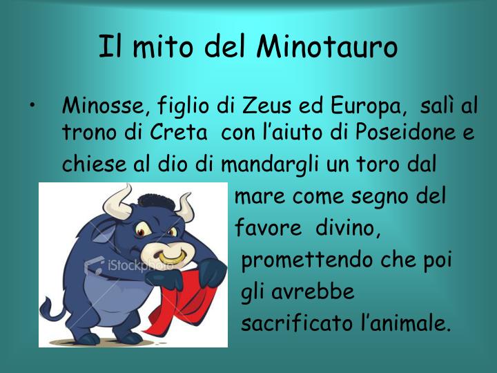 PPT - TESEO E IL MINOTAURO PowerPoint Presentation - ID:3634465
