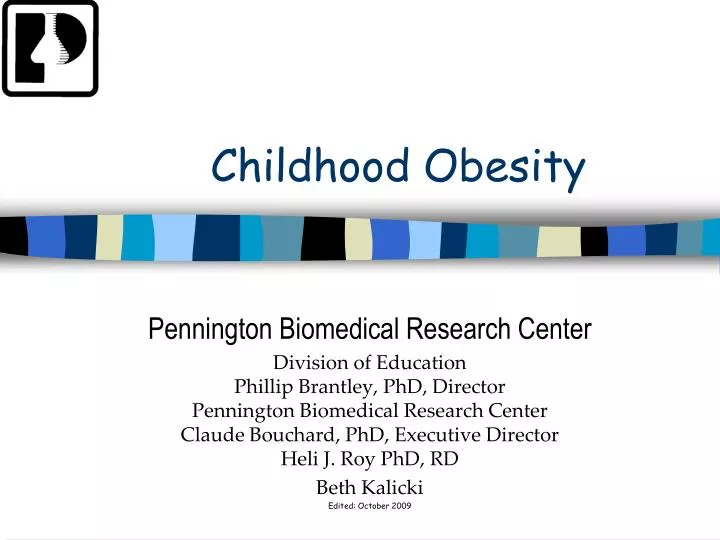 PPT - Childhood Obesity PowerPoint Presentation, free download - ID:3634543